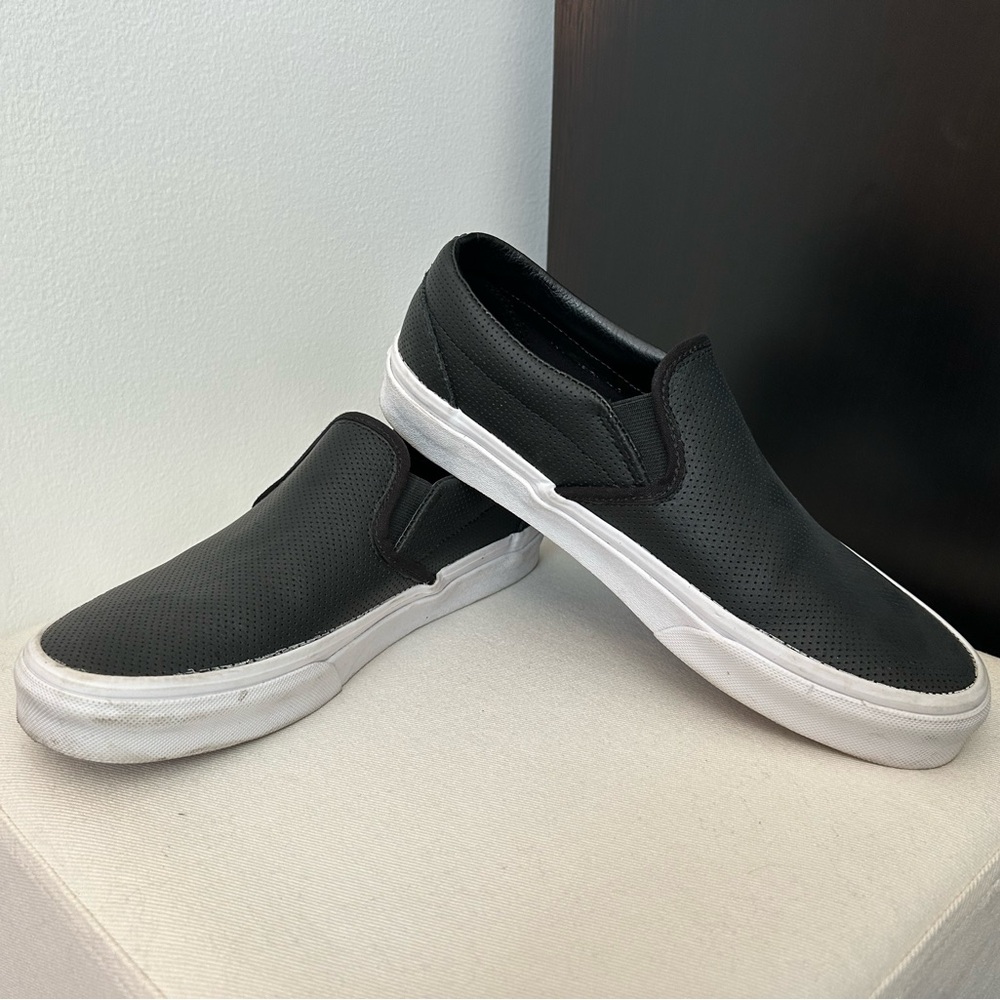 Vans Slip-On Perforated Leather Shoes